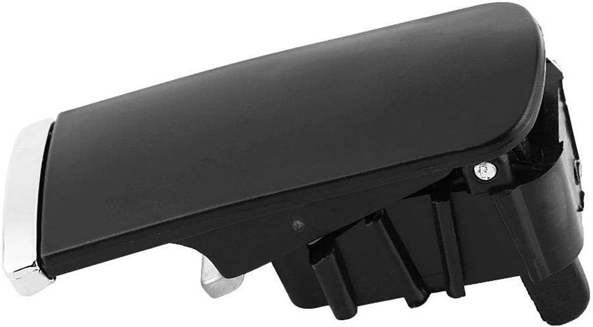 Zwarte ABS deksel voor handschoenenkastje met reservehandgreep en decoratieve accessoires