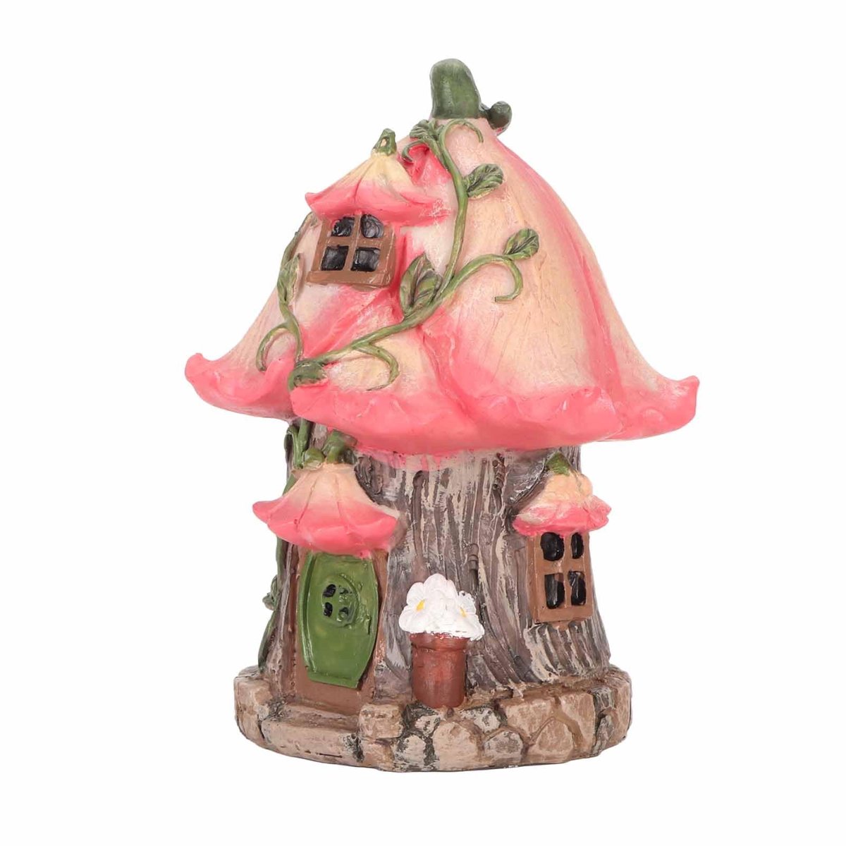 Dailygoods- Fairy House UV-bestendig - Tuinbeelden - Tuinpatio Decoratie - Hars - Sprookjeshuis - Charmante Tuinaccessoire - Tuinbeeldje