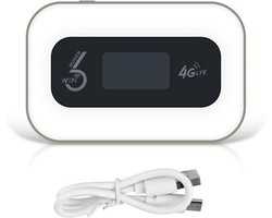 4G mobiele router, WiFi 6 wifi-hotspot, draagbare internettoegang voor op reis en thuis