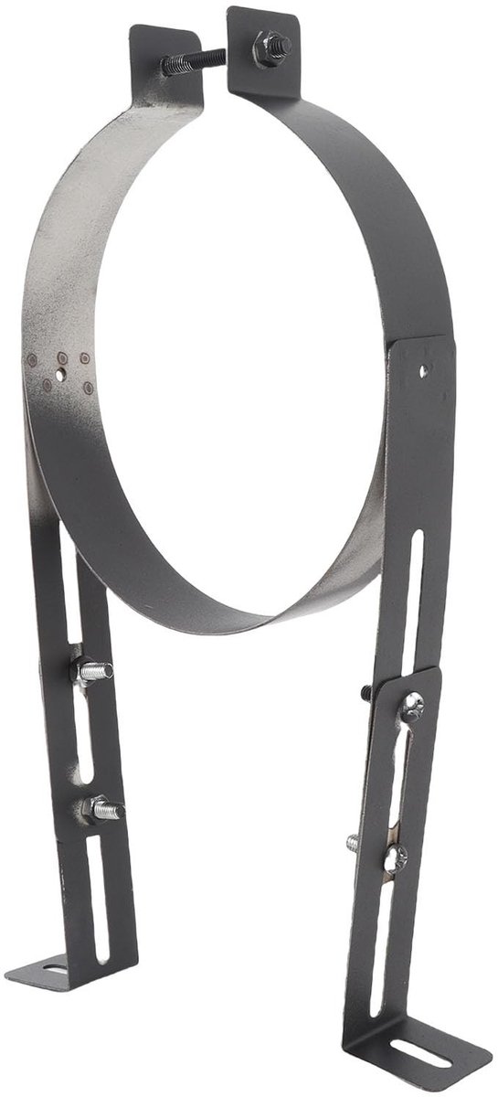Dailygoods- Schoorsteenpijp Beugel - Verstelbare Wandmontage - Hoogtemperatuur Bestendig - Roestvrij Staal - Hanger voor Verwarmingssysteem - 11 Inch Lengte - Rookafvoer