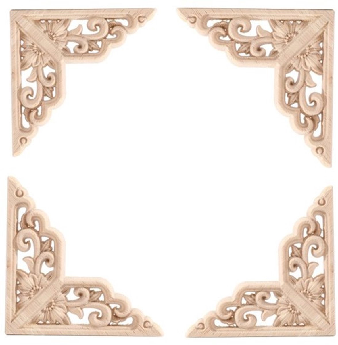 Allecto - Houten ornament - Vintage decoratie - Hoogwaardig
