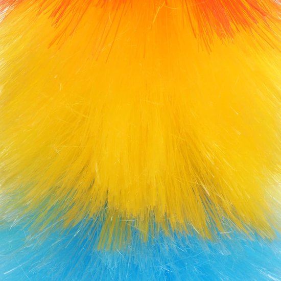 Stofwisser Telescoop - Lange plumeau - Hoge plekken reinigen - Flexibel verstelbaar - Tot 131 cm - Regenboog — afbeelding 2