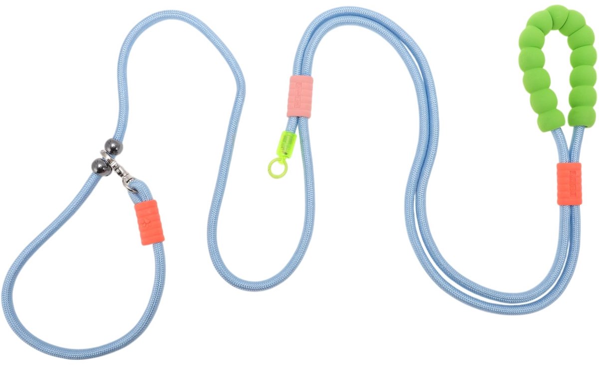 Dailygoods- Hondenlijn 3.5m - Aanpasbare Heuplijn - Multifunctioneel - Schuim Handvat - Duurzaam Nylon - 360-graden Rotatie - Hondentuig