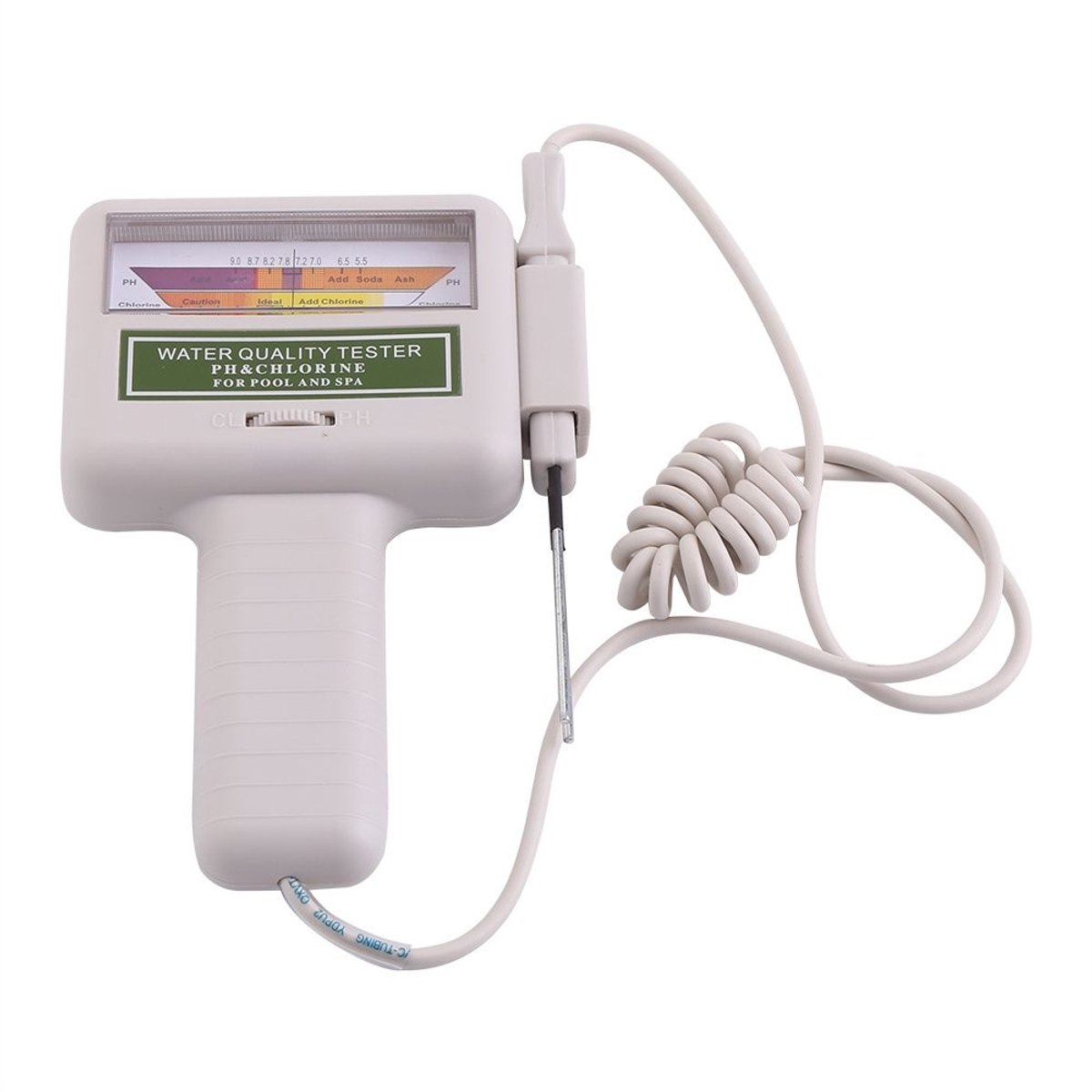 Dailygoods- Waterkwaliteitmeter - pH/Chloor Meter - Groot Scherm - Lichtgewicht - Compact - Hoge Nauwkeurigheid - Watermeter