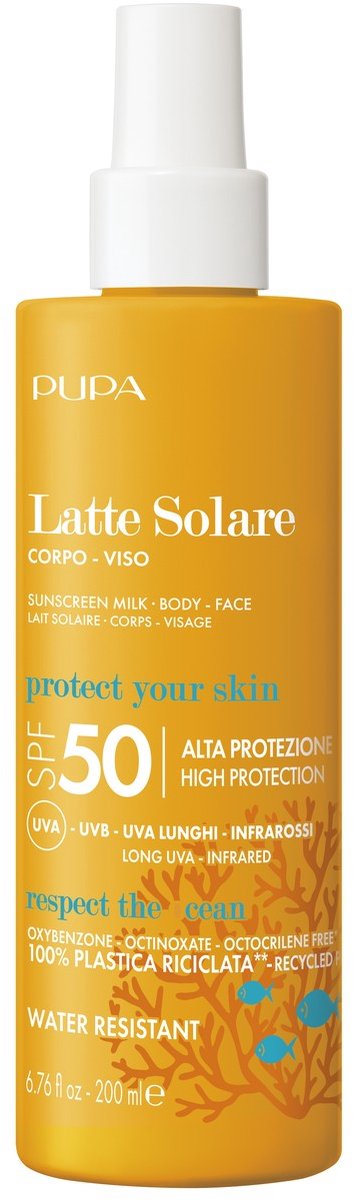 Pupa Milano - Invisible Sunscreen Milk Body -SPF50 - 200 ml