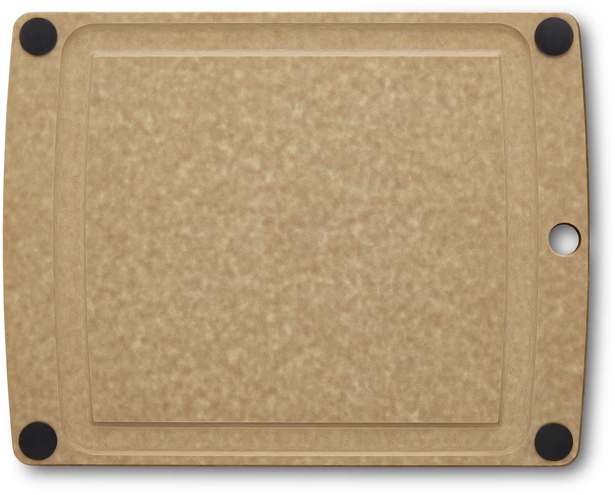 Dailygoods- Snijplank Antislip - Snijplank M 36,8 x 28,5 x 0,6 cm - Snijplank met Sapgroef - Vaatwasmachinebestendig - Hout - Hoogwaardige Kwaliteit - Snijplankje
