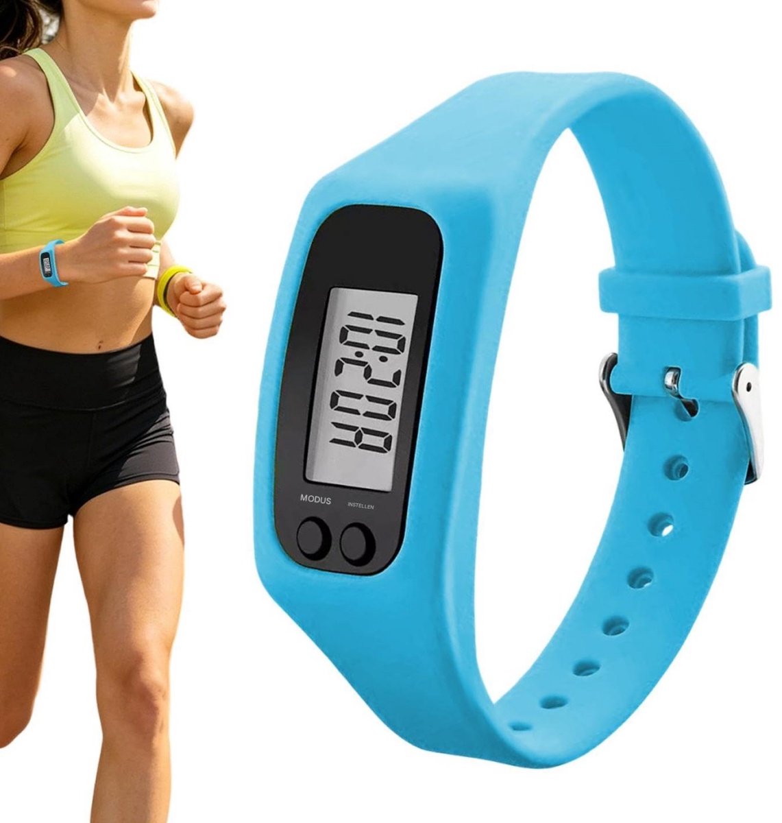 longziming -Fitness Tracker - Activiteitstracker - Sporthorloge - Stappenteller - TPU - Comfortabel·Nauwkeurig & Gebruiksvriendelijk - 1 Stuk
