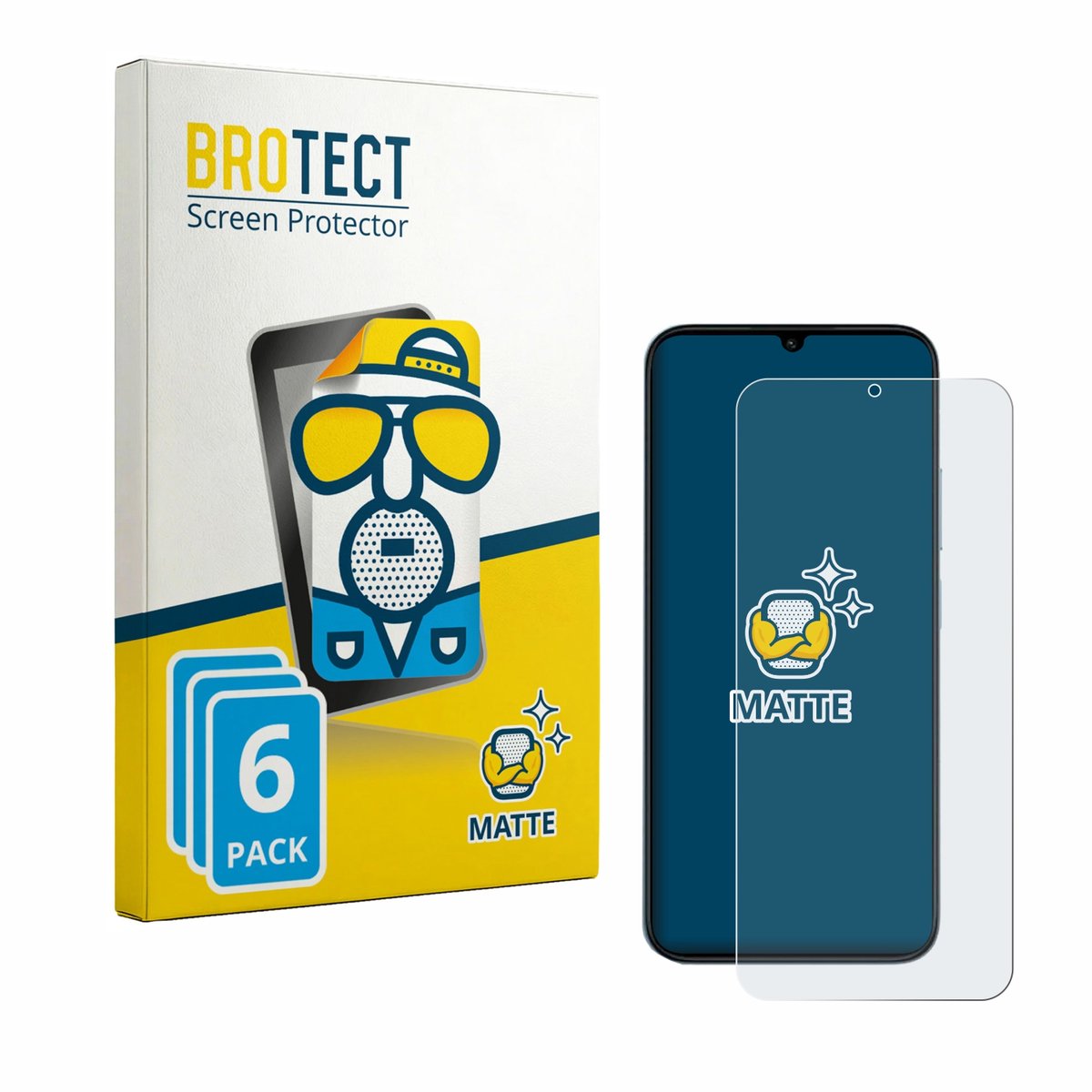 BROTECT - Screenprotector voor Redmi R70 5G - Folie Beschermfolie matte 6 Stuks