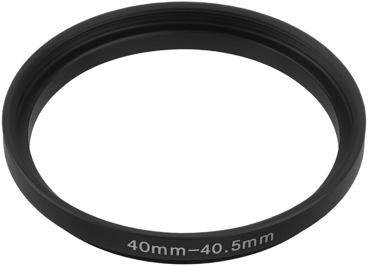 Dailygoody - Step Up Filter Ring - Adapter Ring 40mm-40.5mm - Eenvoudige Lens Conversie - Zwart - Filteradapter - Geschikt voor Digitale Camera's