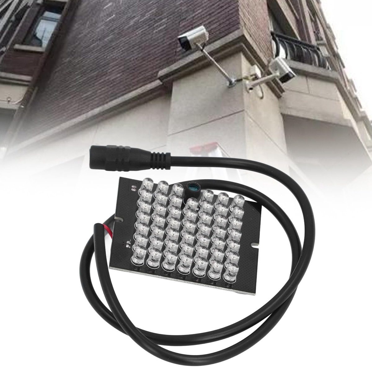 Jhubersproducts - 940nm IR LED's - Compact Nachtzicht - 12V DC - Beveiligingscamera Lichtbord - Energie-Efficiënt