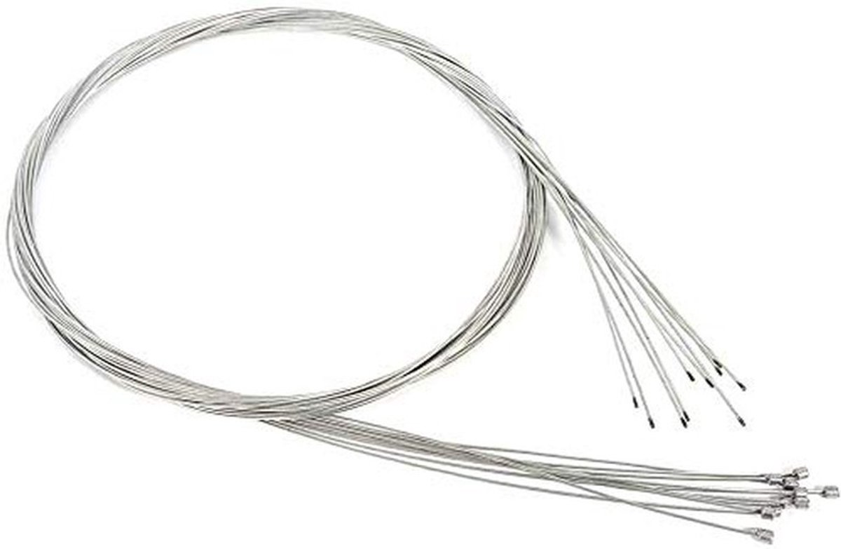 Dailygoods - Bremskabel - Hoogwaardige Fietskabels - Geschikt voor Rennfietsen - 2 Meter - Flexibel en Duurzaam - Voor Diverse Fietstoepassingen - Zil