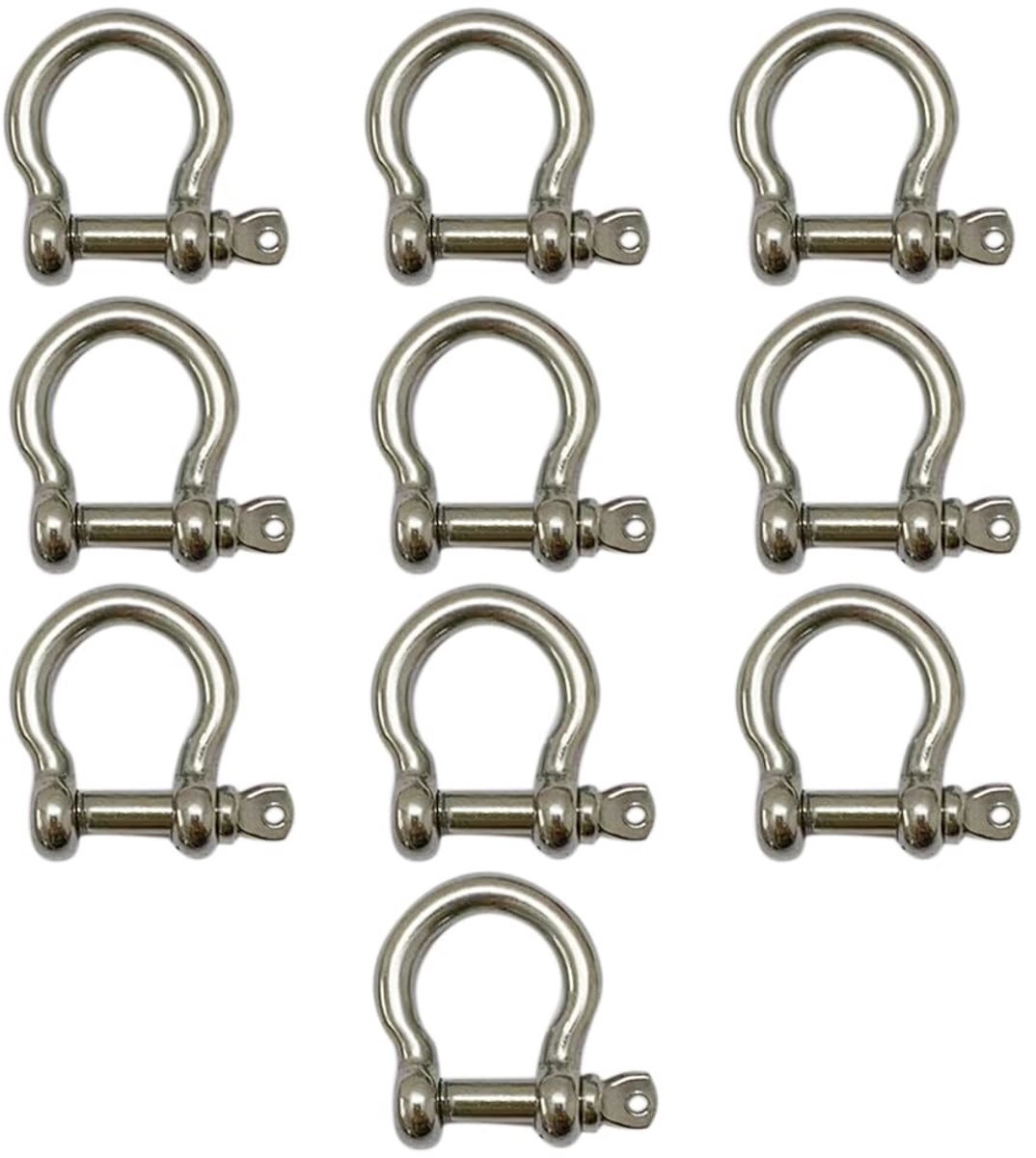 By shayne - M4 Ring Beugelslot - Roestvrij staal - Sterke verbinding - M5 - Voor zware tuigage - Eenvoudig te installeren - Geschikt voor koorden en .