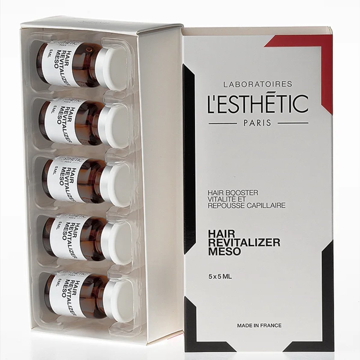 L'Esthétic Haar Revitaliser Meso / oplossing voor haarregeneratie 5 x 5 ml