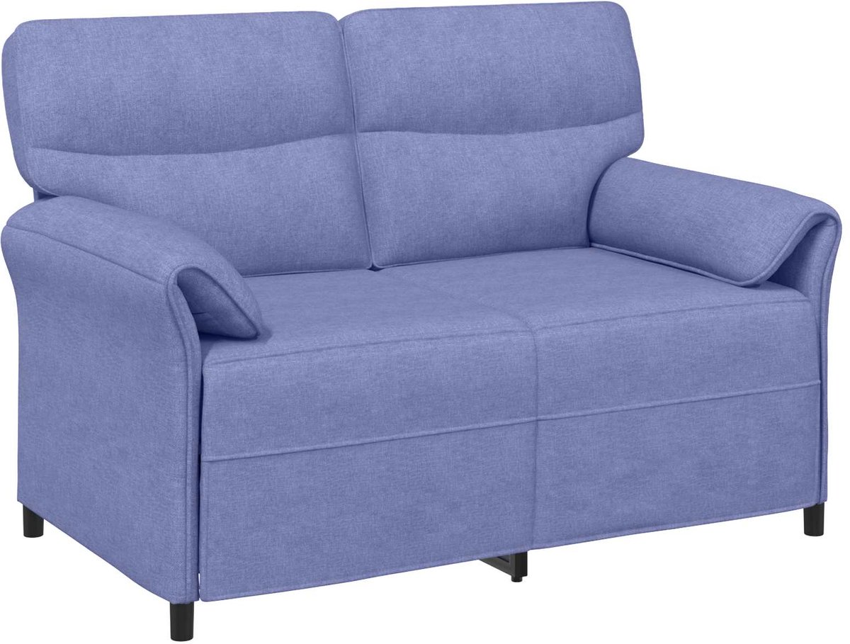 vidaXL - Bank - 100% - polyester - metalen - frame - MDF, - Multiplex