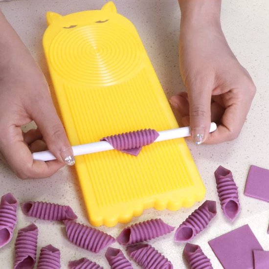 Cosensi - Gnocchi Board - Gnocchi Maker - Creatieve Keuken Tools - 4 Stuks - Pasta Machine - Ideaal voor Thuis Koks - Handmatige Bediening van Merkloos — afbeelding 4