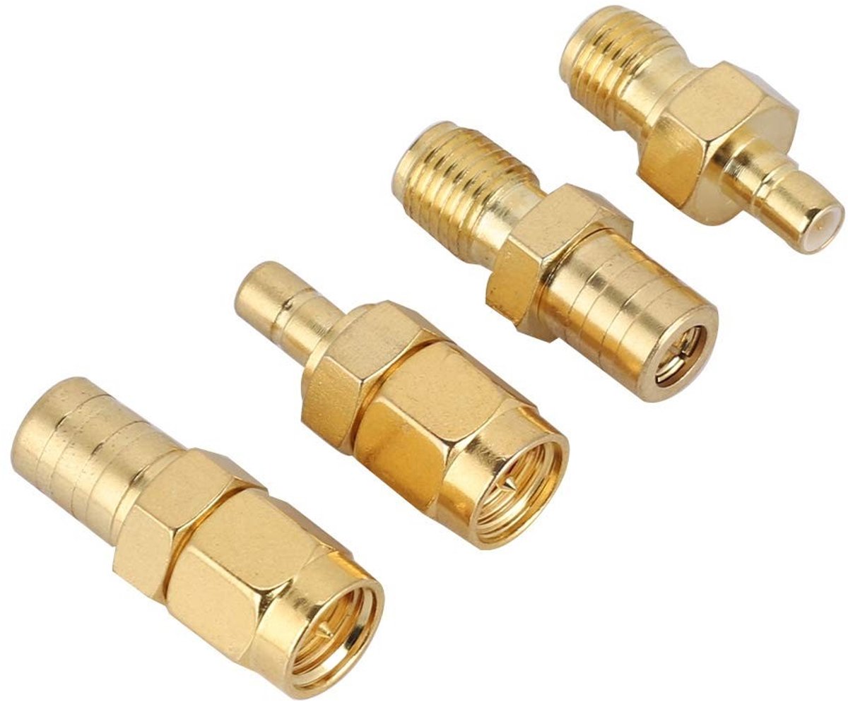 Shopcentral - naar SMA adapter - RF connector - Hoge kwaliteit - Antenne adapter - Geschikt voor auto radio - 4 soorten adapters
