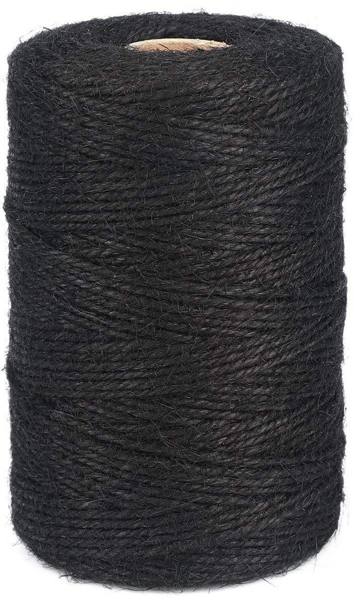 Allecto - Jute Tuin Touw - 200 Meter - Duurzaam en Robuust - Natuurlijk Jute - Decoratief en Praktisch - Voor Creatieve Klussen - Geschikt voor Tui...