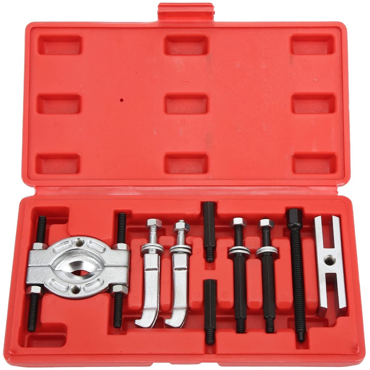 Allecto - Trekker Separator Set - Lagertrekkers - Draagbare Tool Kit - 9-delige Set - Lager Verwijdering - Handgereedschap - Geschikt voor Mechanica
