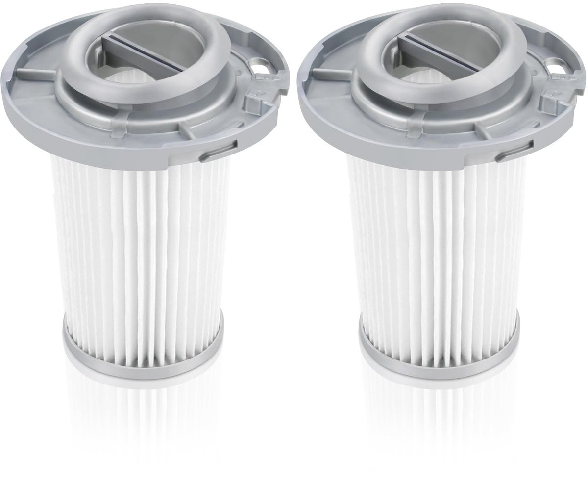 Allecto - Vervanging Filters - 2 Stuks - Duurzaam en Wasbaar - Geschikt voor Draadloze Stofzuiger - Verbeterde Luchtkwaliteit - Onderdeel No.Z...
