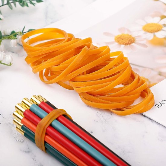 Grote Elastieken 100x5mm - Sterke en Dikke Rubberen Elastieken voor Thuis, School en Kantoor - Ideaal voor Meubelaccessoires en Organisatie van Merkloos — afbeelding 3