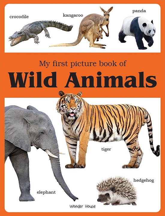 My First Picture Book of Wild Animals - cover