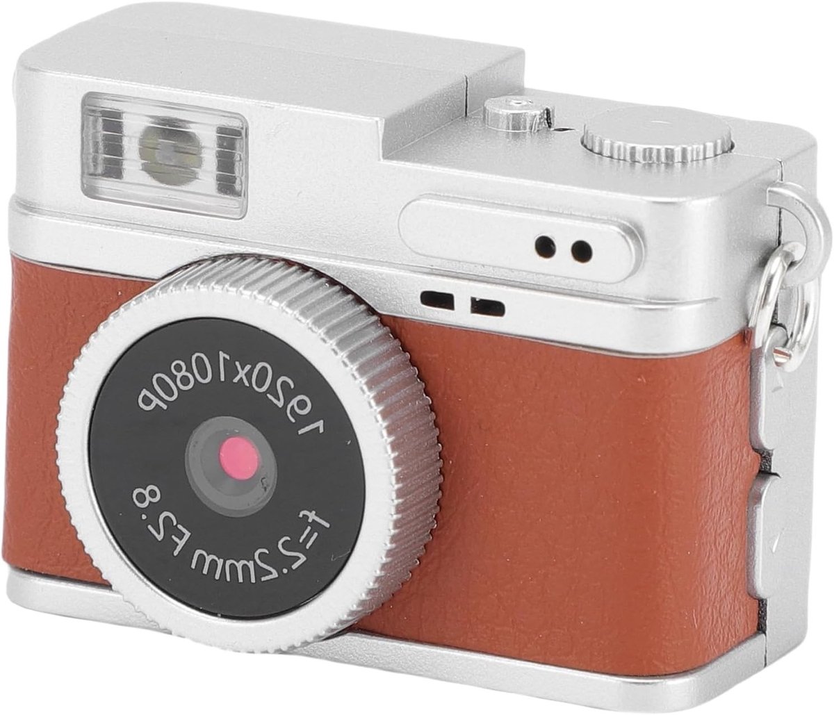 Mini Keychain Camera FHD 1080p 2MP - Compacte Digitale Camera met Flitser voor Reisfotografie en Video-opnames