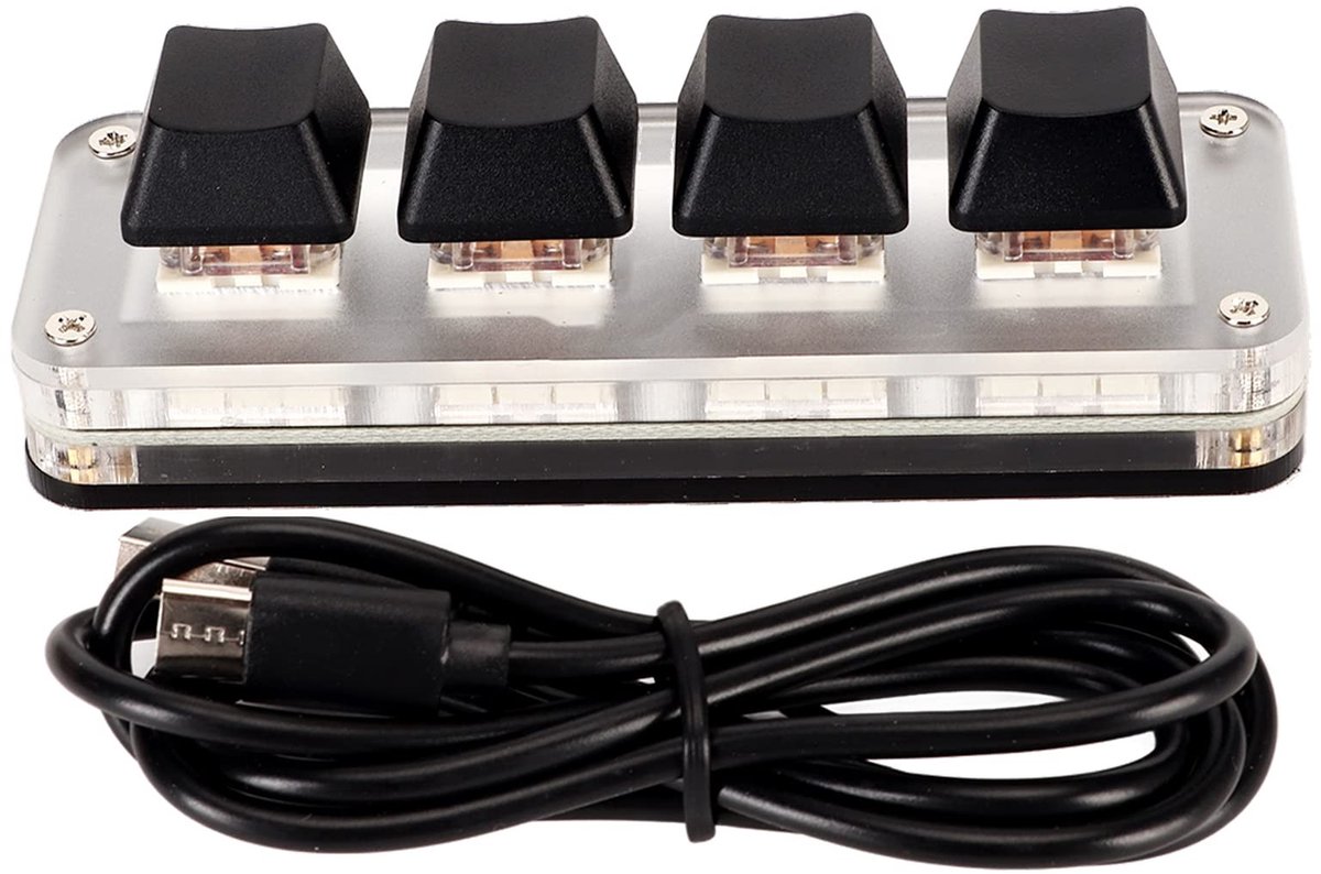 VT Goods - Macro-toetsenbord - Gaming-toetsenbord - Aangepaste functies - USB-bedraad - Mechanische knoppen - Geschikt voor meerdere besturingssyste...