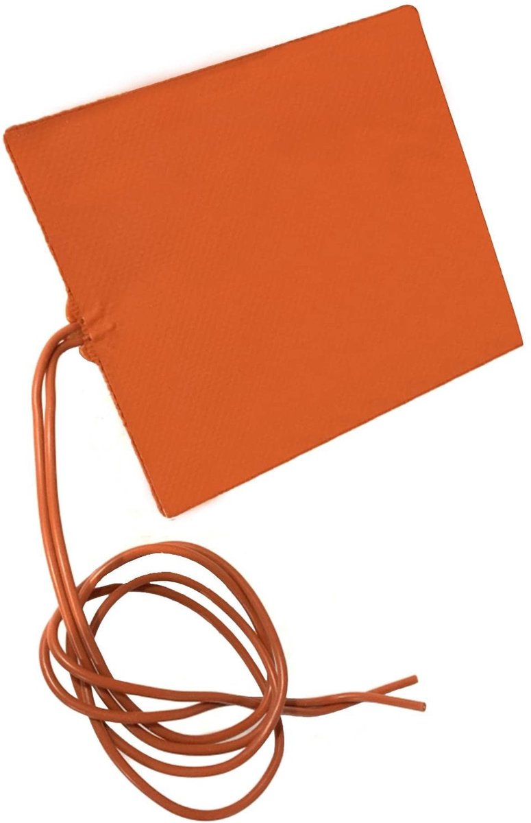 Allecto - Silicone Rubber Heating Plate - Constant Temperatuur van 60°C - Efficiënte verwarming - Formaat 100x120mm - Ideaal voor hobby en techniek...