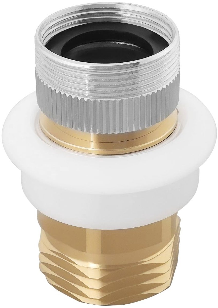 Allecto - Faucet Adapter - Snap Coupling - Gemakkelijk te gebruiken - Voor 3/4 tuinslang - Diverse kranen - Flexibel ontwerp - Geschikt voor tuin e..