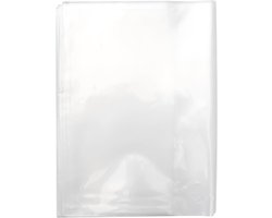 Set van 10 Transparante A4 Boekomslagen van Stevig Plastic - Duurzame Beschermhoezen voor Schoolboeken en Documenten