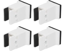 Verstelbare Bedverhogers voor Zware Meubels - 4 Stuks met Schroefklem en Rubber, Ideaal voor Extra Opbergruimte en Comfort