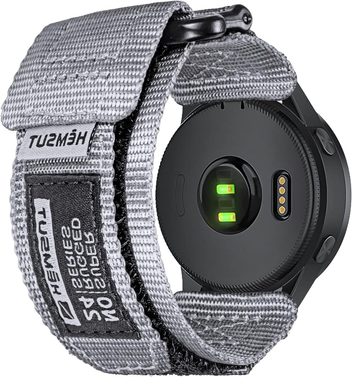 Rugged Nylon Sport Armband met Woven Velcro Sluiting voor GTR 2e, GTR 2, GTR 3 Pro, GTR 3 en GTR 4 Smartwatch - Duurzaam, Comfortabel en Verstelbaar