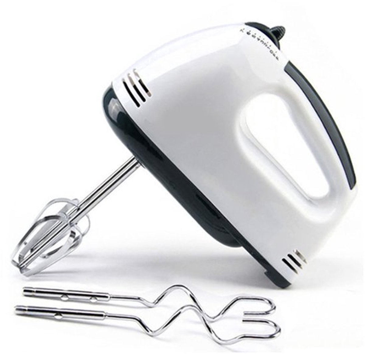 Elektrische handmixer met 7 snelheden, draagbare elektrische eierklopper, elektrische slagroomklopper, keukenapparaat voor bakkers, dessertliefhebbers, koks en huisvrouwen