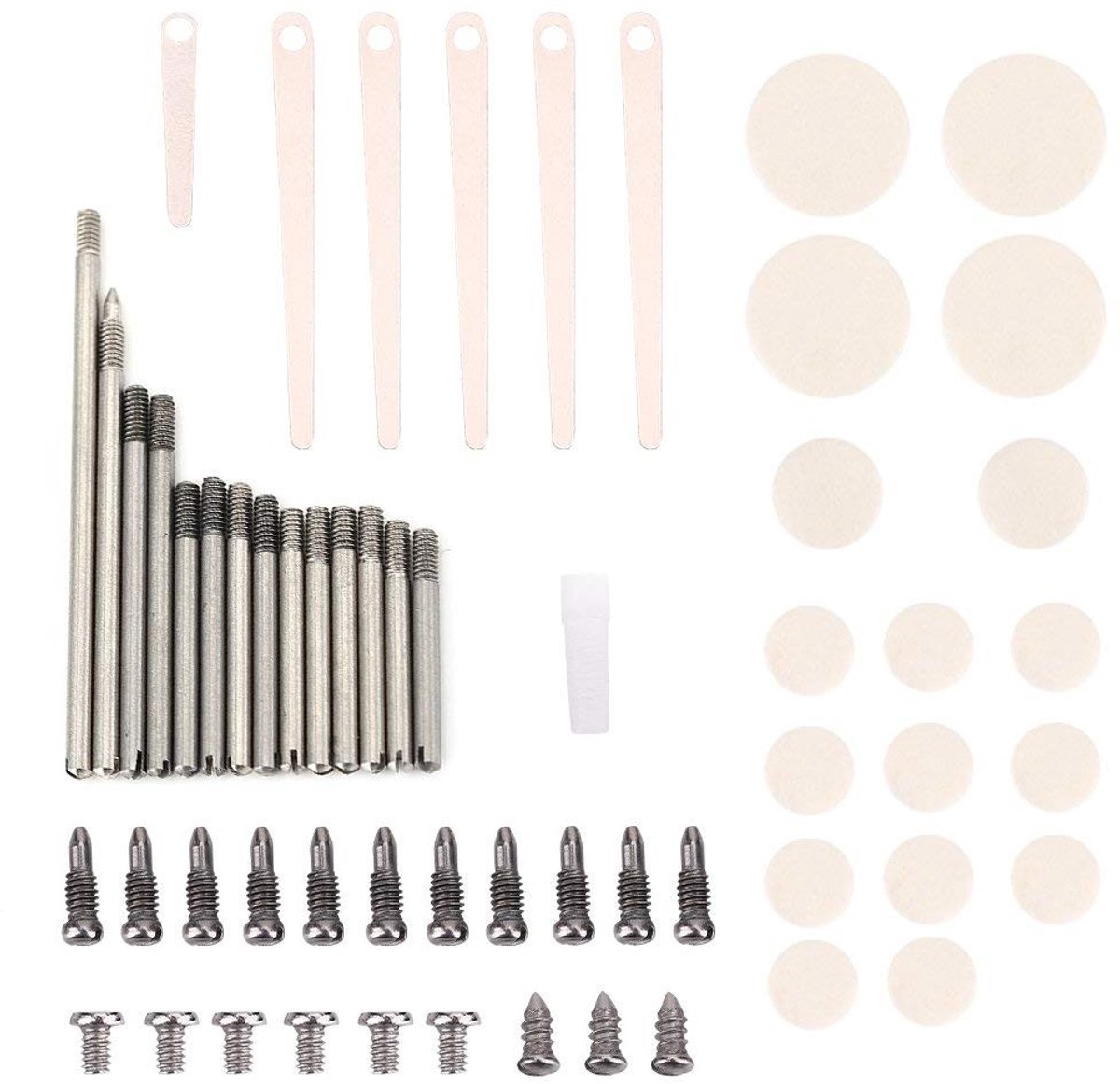 Dailygoods- Reparatieset 7-in-1 - Onderhoudsgereedschap - Reserveonderdelen - Klarinet - Duurzaam - Gemaakt van metaal - Klarinetonderdelen