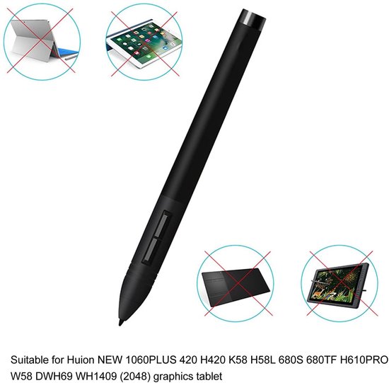 Dailygoods - Oplaadbare Digitizer Pen voor Grafische Tablets — afbeelding 3