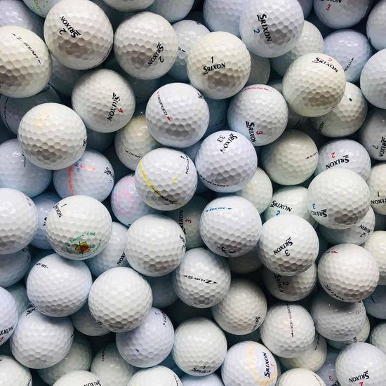 Golfballen Mix - Gebruikte ballen - Oefenen op de baan - Goede staat - 50 stuks - Wit — afbeelding 3