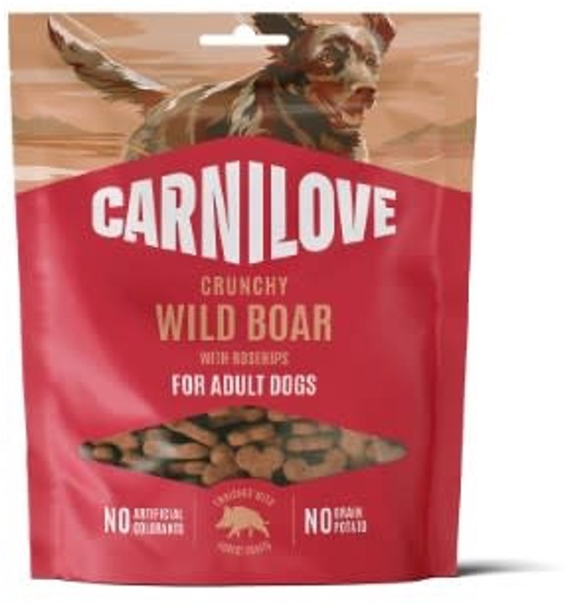 Carnilove Crunchy Snack - Wildzwijn & Rozenbottel (200gr) - knapperige beloning voor honden