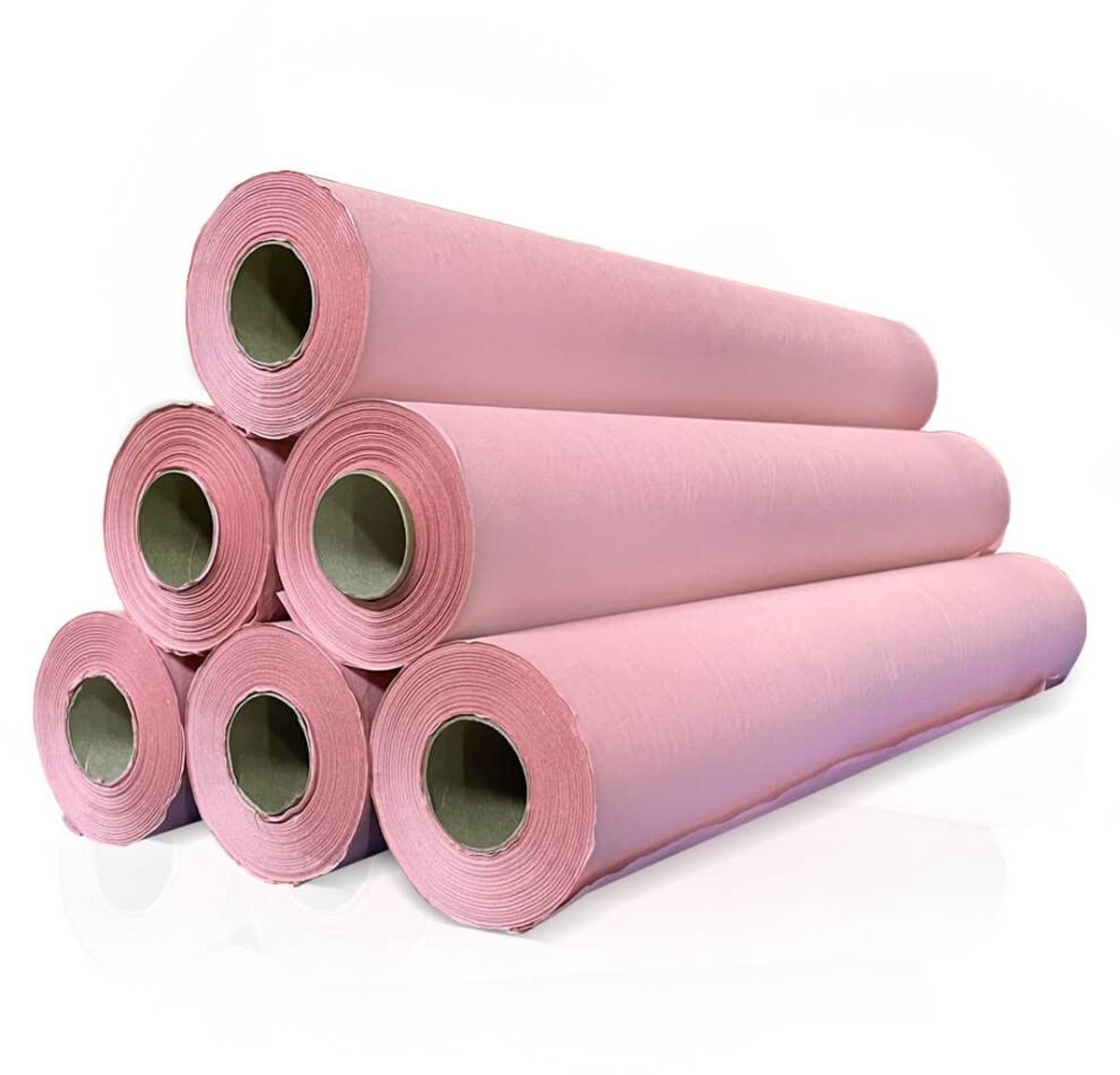 Rol Papier - Behandelonderlegger - Hygiënisch Werken - Milieuvriendelijk Materiaal - 0.55 x 75 m - Roze