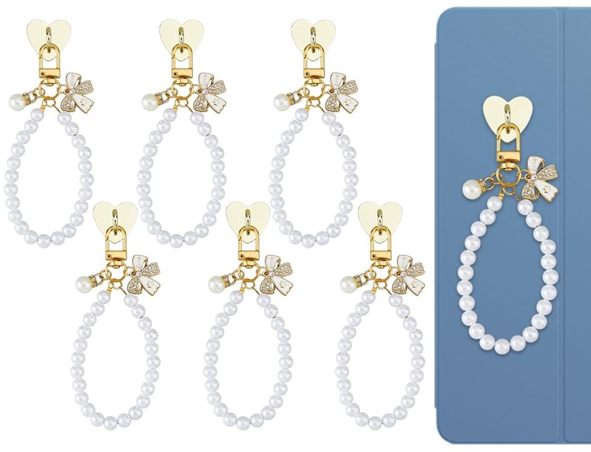 Dailygoods - Set van 6 Schattige Bedelkettingen voor E-readers