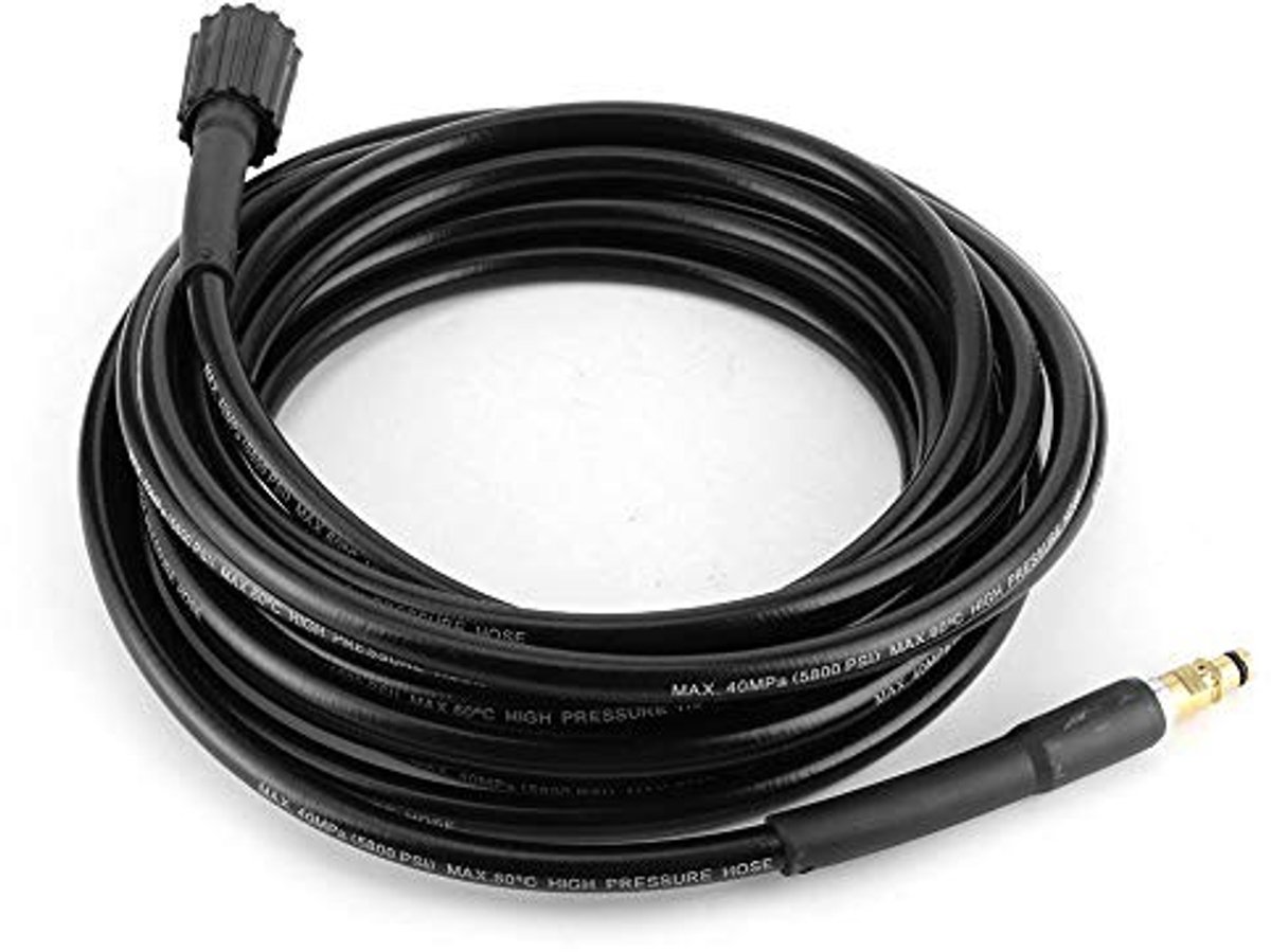 Dailygoods- Hogedrukreinigingsslang 40 MPa - Automatische Wasslang - Vervanging voor Karcher K2/K3/K4/K5 - 10 Meter - Eenvoudig te installeren - Reinigingsslang