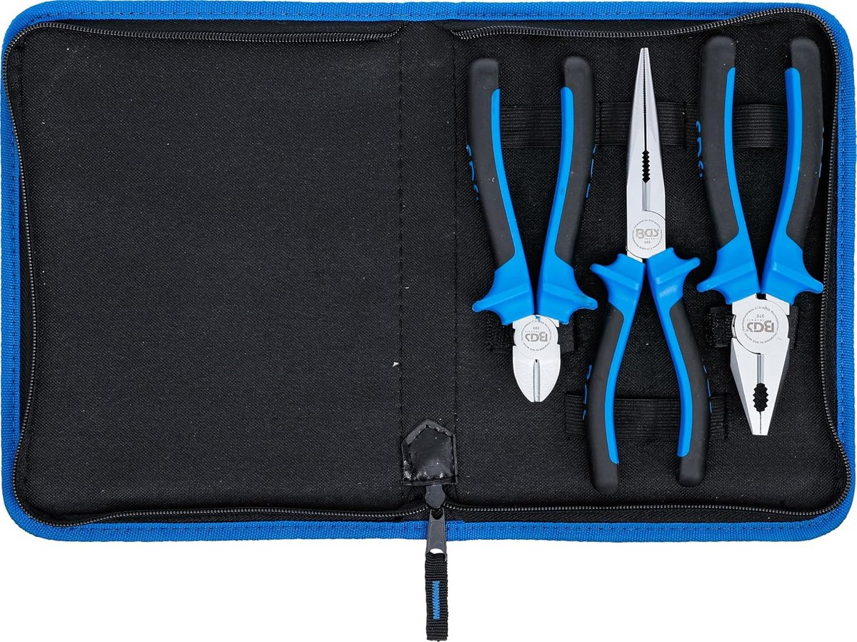 Tangenset - Handgereedschap Set - Klus Klussen - Chroom-vanadium staal - 3 Delig - Veelkleurig