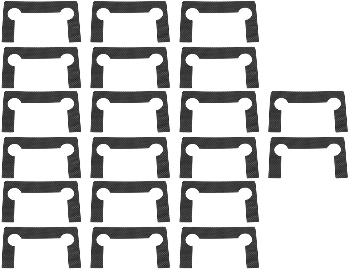 Dailygoods- Douchedeur Scharnier Vervangingskit 20 Stuks - Rubber Pakking - Antislip Seal - Afmetingen 8,5 x 5 cm - Duurzaam Materiaal - Eenvoudige Installatie - Afdichtingen