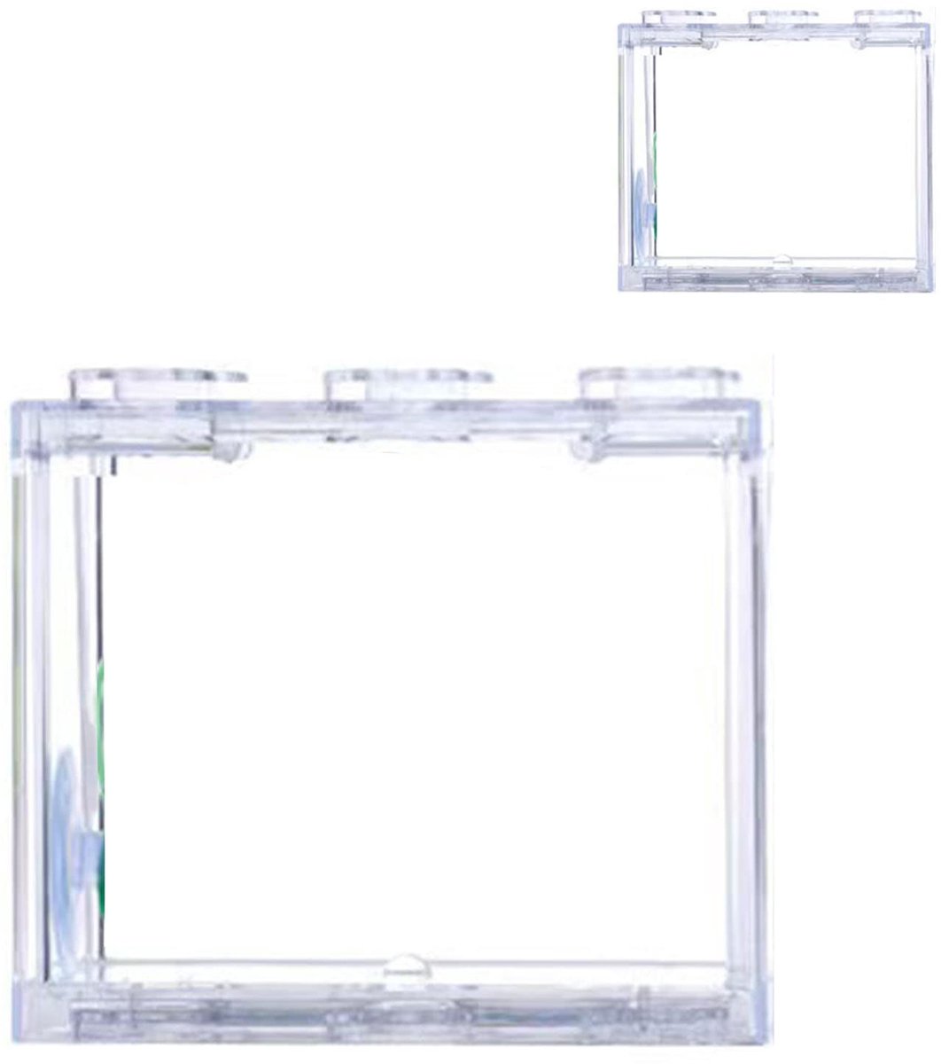 Dailygoods- Miniatuur Aquarium Draagbaar - Transparant Acryl - Dropproof/Explosiebestendig - Ventilatiegaten - Eenvoudig Schoonmaken - Hoge Lichttransmissie - Vissentank