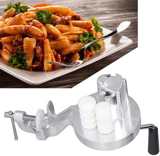 Store_9 - Cavatelli Maker - RVS handmatige macaroni machine - perfect voor zelfgemaakte pasta - eenvoudig in gebruik - ideaal voor Italiaanse gerec... van Merkloos — afbeelding 5