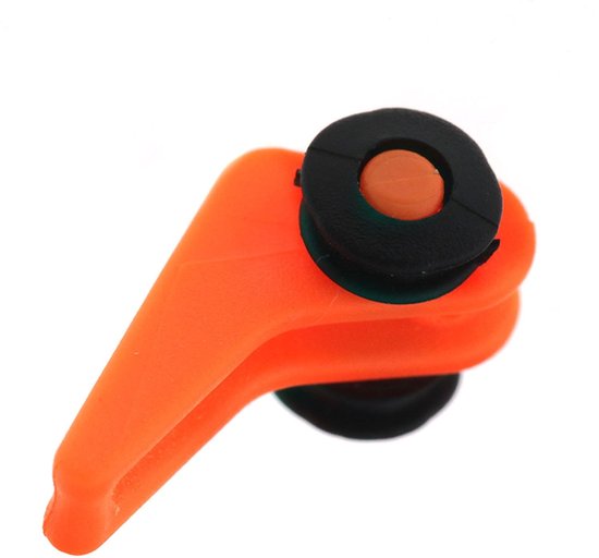 Dailygoody - Visaccessoire - Haakhouder voor hengels - Oranje - 10 stuks - Ideaal voor vissers - Makkelijk te installeren - Voor vrijwel elke hengel — afbeelding 5