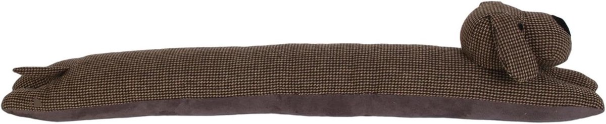 Tochtstopper Hond - Tochtwering deur - Tocht buiten houden - Decoratief design - 85 cm - Bruin