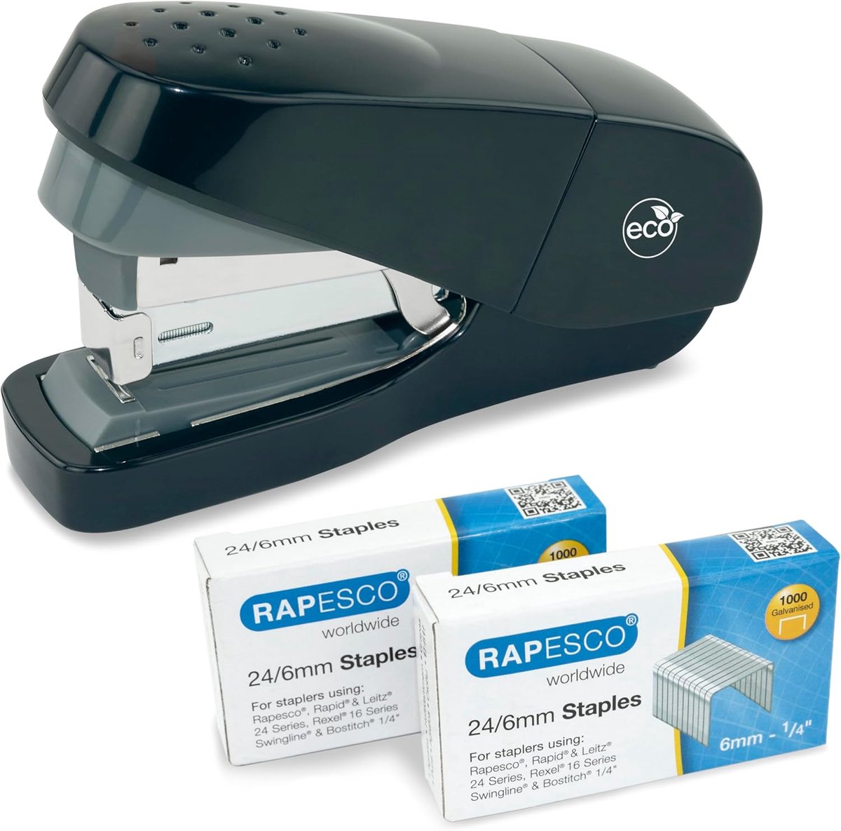 Less Effort Nietmachine - Platte nieten machine - Papier Snel Verwerken - Minder Kracht Nodig - 35 Vel Capaciteit - Zwart