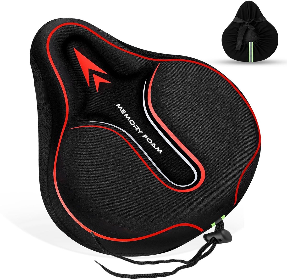 Dailygoods- Fietsstoelhoes Gewatteerd - Antislip - Zacht Fietskussen