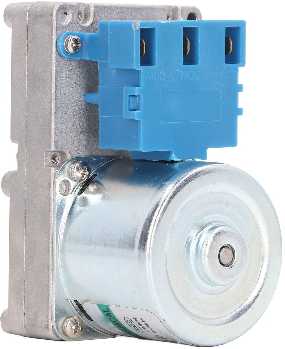 Dailygoods- Vijzelmotor 20W Sterke Geleidbaarheid - Vijzeltoevoermotor - Geschikt voor Pelletkachel - All Metal Gear - Puur Messing Spoel - Lange Levensduur - Voedingsmotor