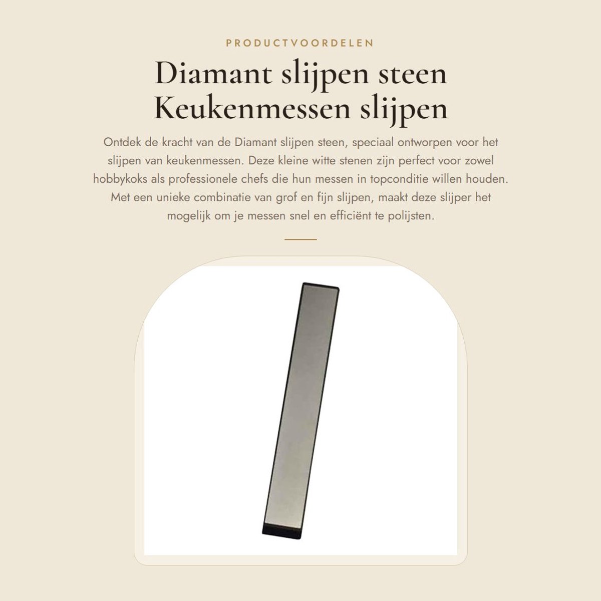 Dailygoods- Slijpsteen Diamant 240#/320#/400#/600#/1000# - Slijpsteen voor Messen - Vaste Hoekslijper - Duurzaam - 150x20mm - Geschikt voor Keukenmessen